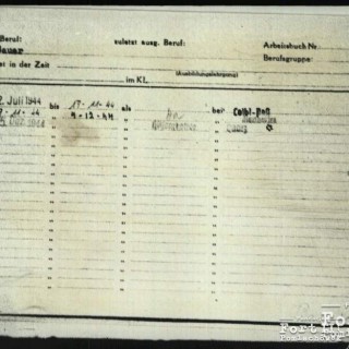 Karta osobowa KL Mauthausen, s. 2