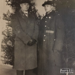 Zdjęcie Władysława Lemaniaka (z prawej) z wojska