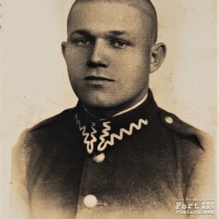 Henryk Smyczyński jako żołnierz Wojska Polskiego w Płocku.